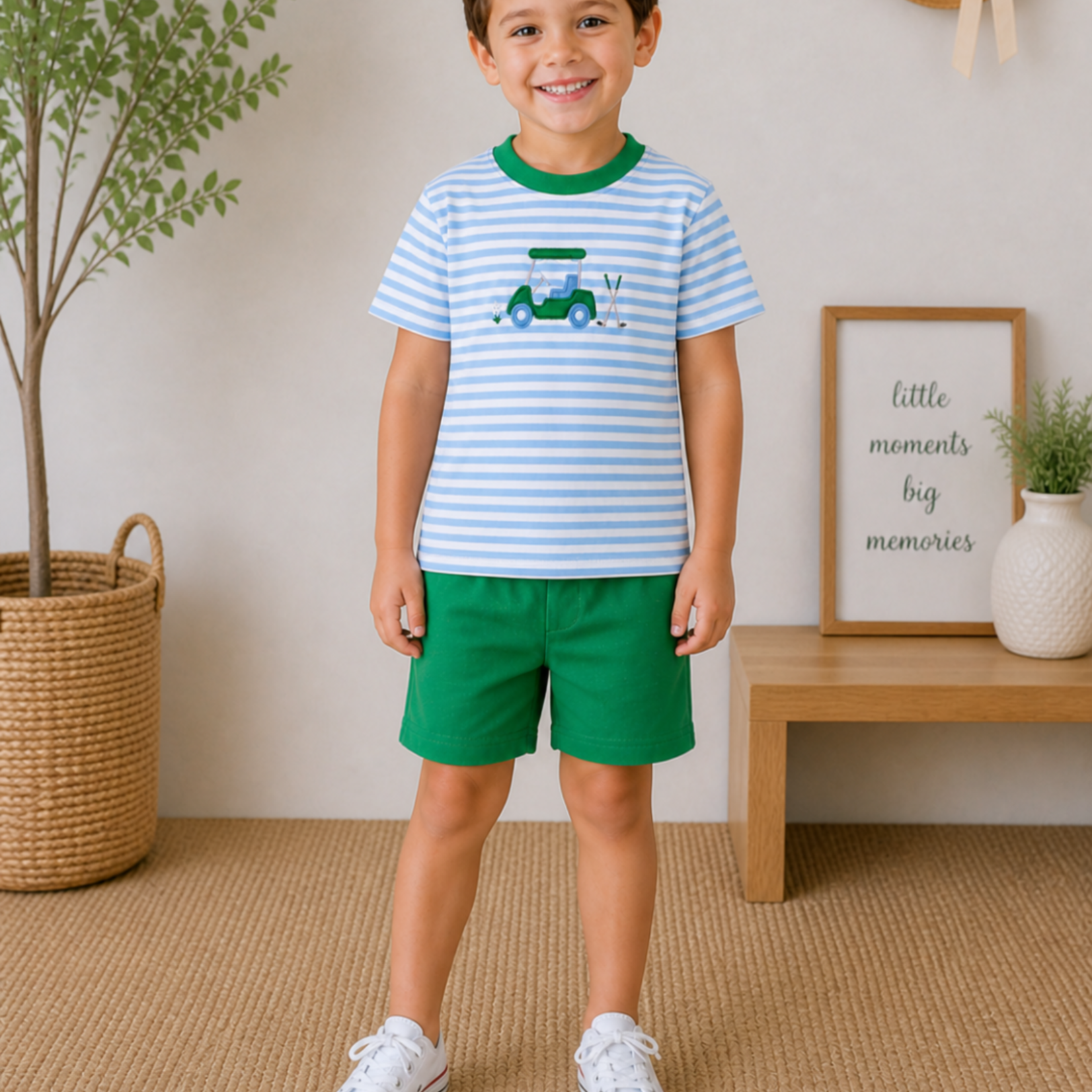 Ishtex Golf Cart Boy Short Set