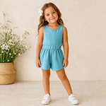 Emma Jean Seafoam Layla Athletic Romper