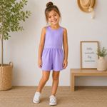 Emma Jean Purple Layla Athletic Romper