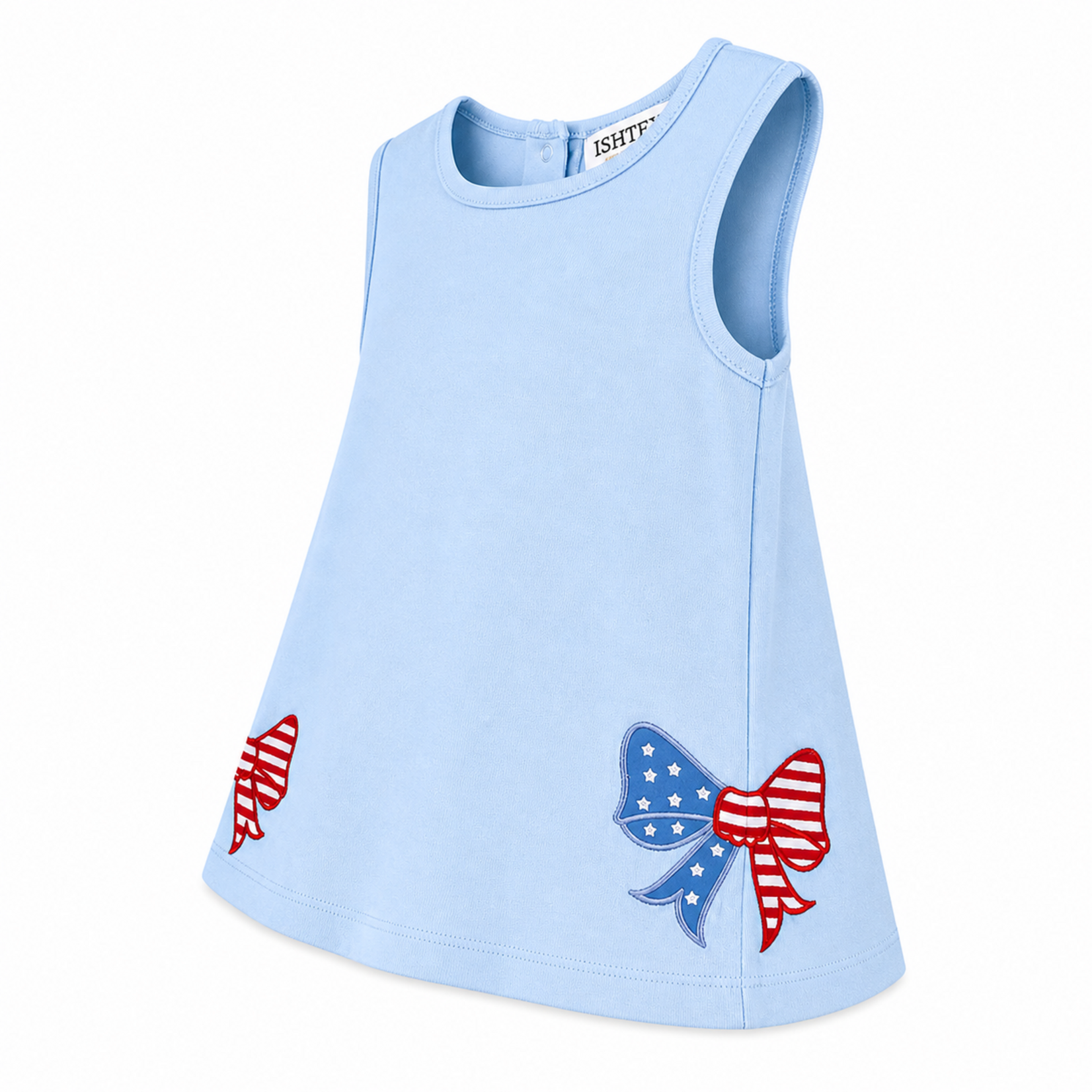 Ishtex Red White & Bows Bloomer Set