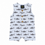 Emma Jean Shark Boys Romper