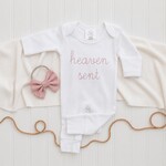 Wonderfully Made Pink Heaven Sent Romper & Bow