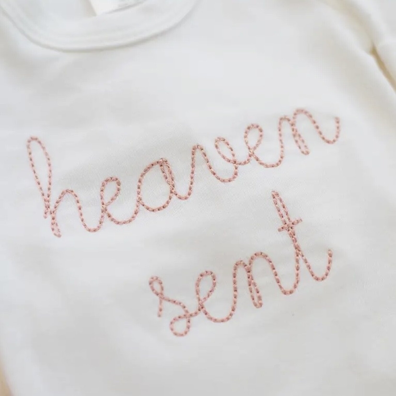 Wonderfully Made Pink Heaven Sent Romper & Bow