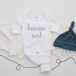Wonderfully Made Blue Heaven Sent Romper & Hat