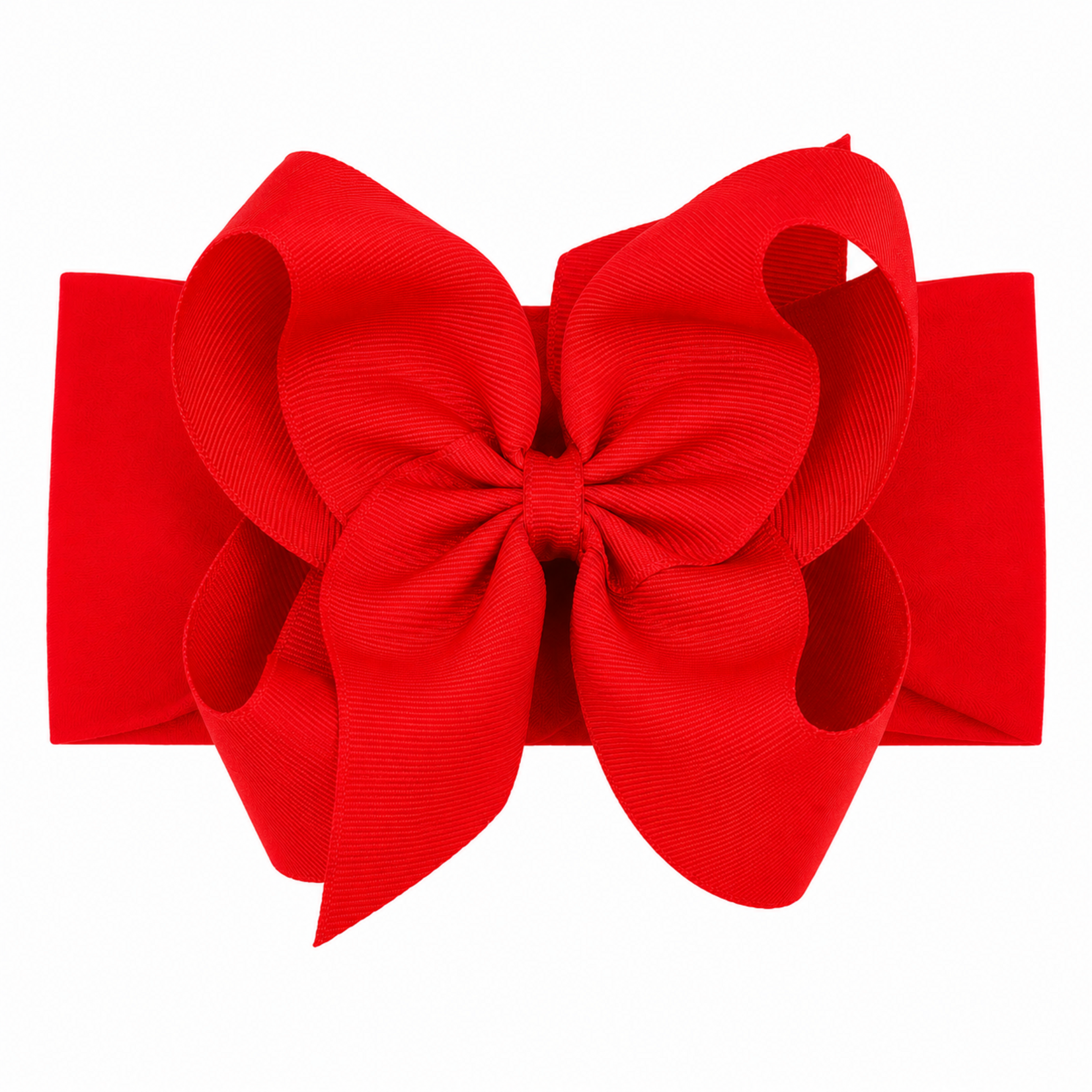 5.5" Wide Band Bow Band - Red