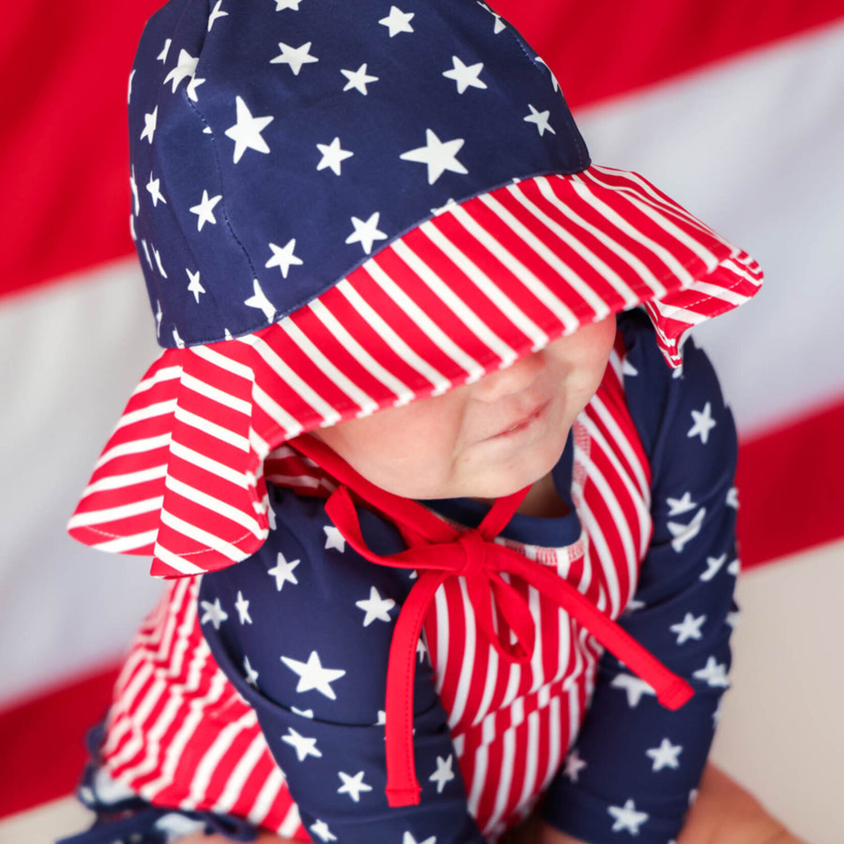 Caden Lane Stars & Stripes Swim Hat