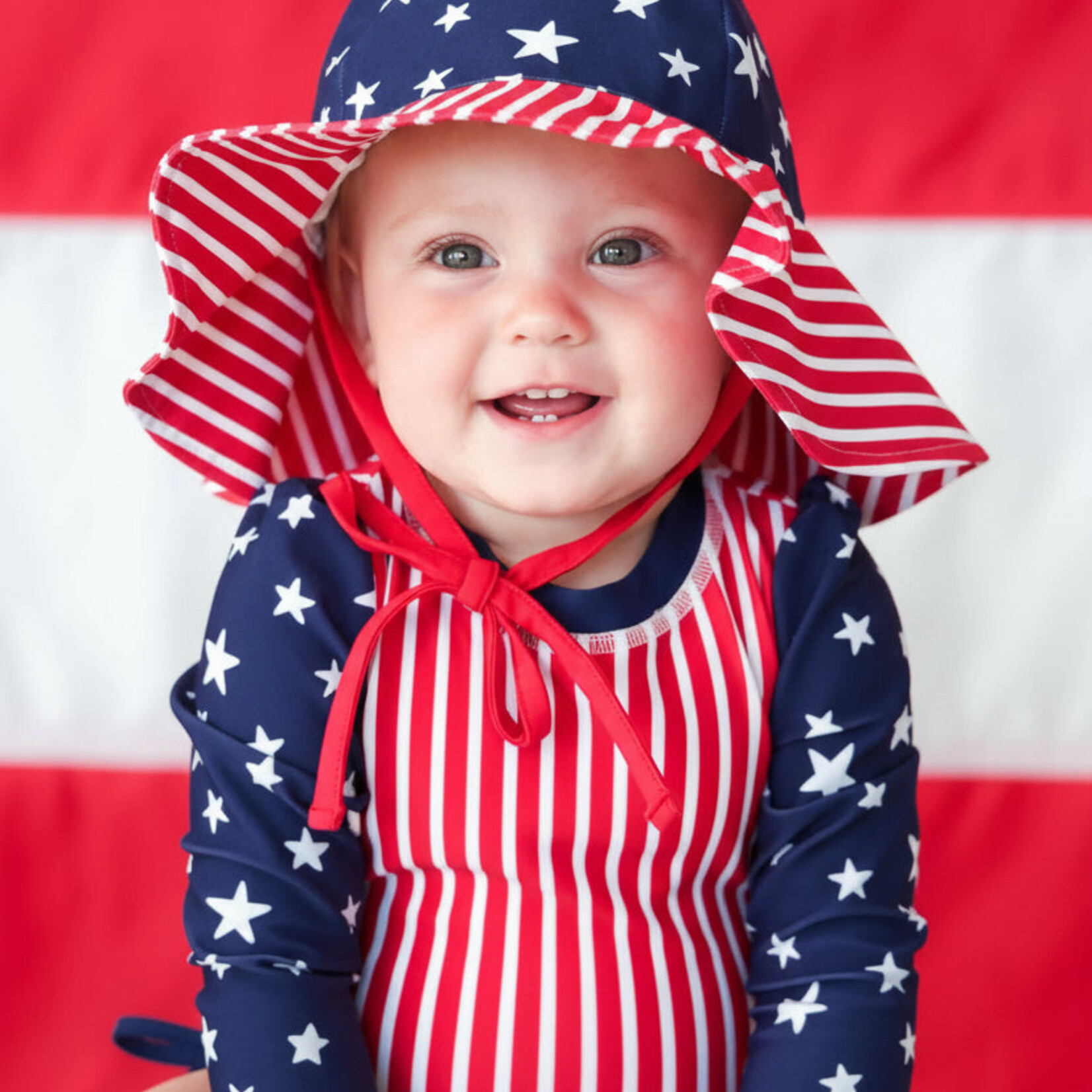 Caden Lane Stars & Stripes Swim Hat