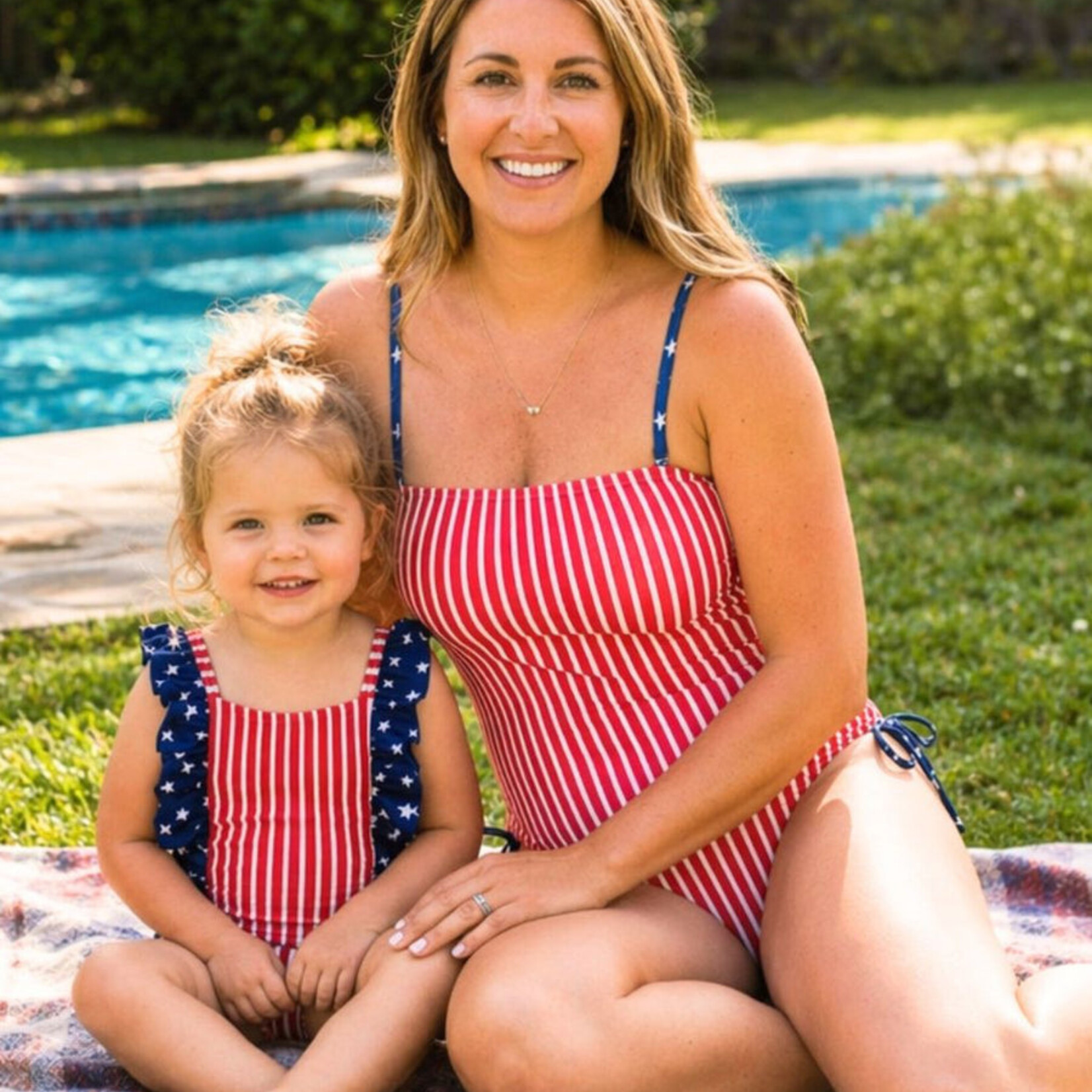 Caden Lane Women's Stars & Stripes Swimsuit