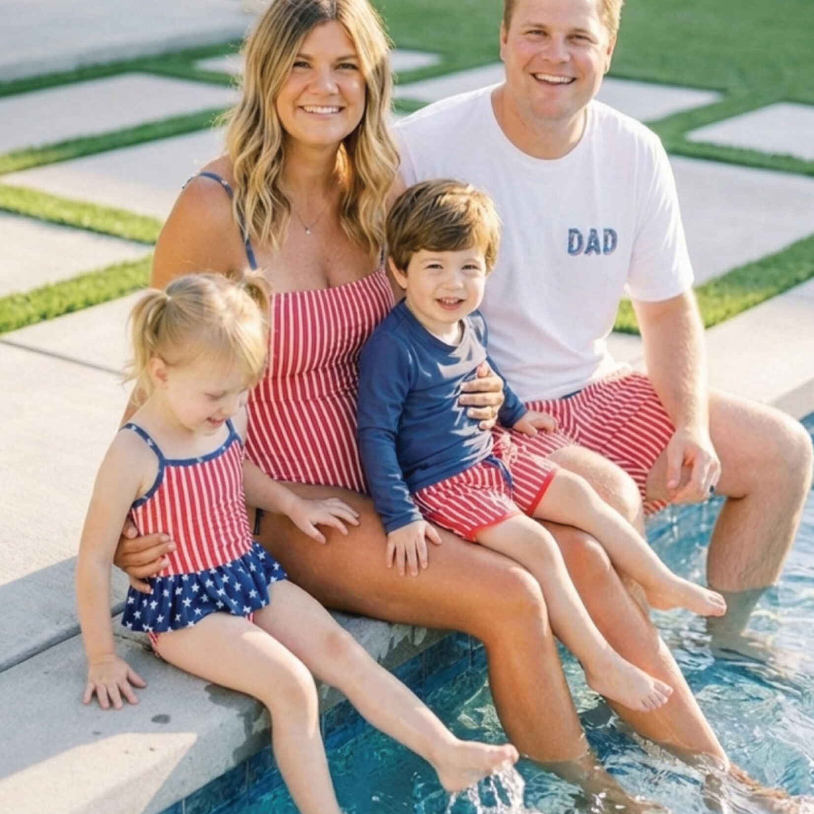 Caden Lane Women's Stars & Stripes Swimsuit