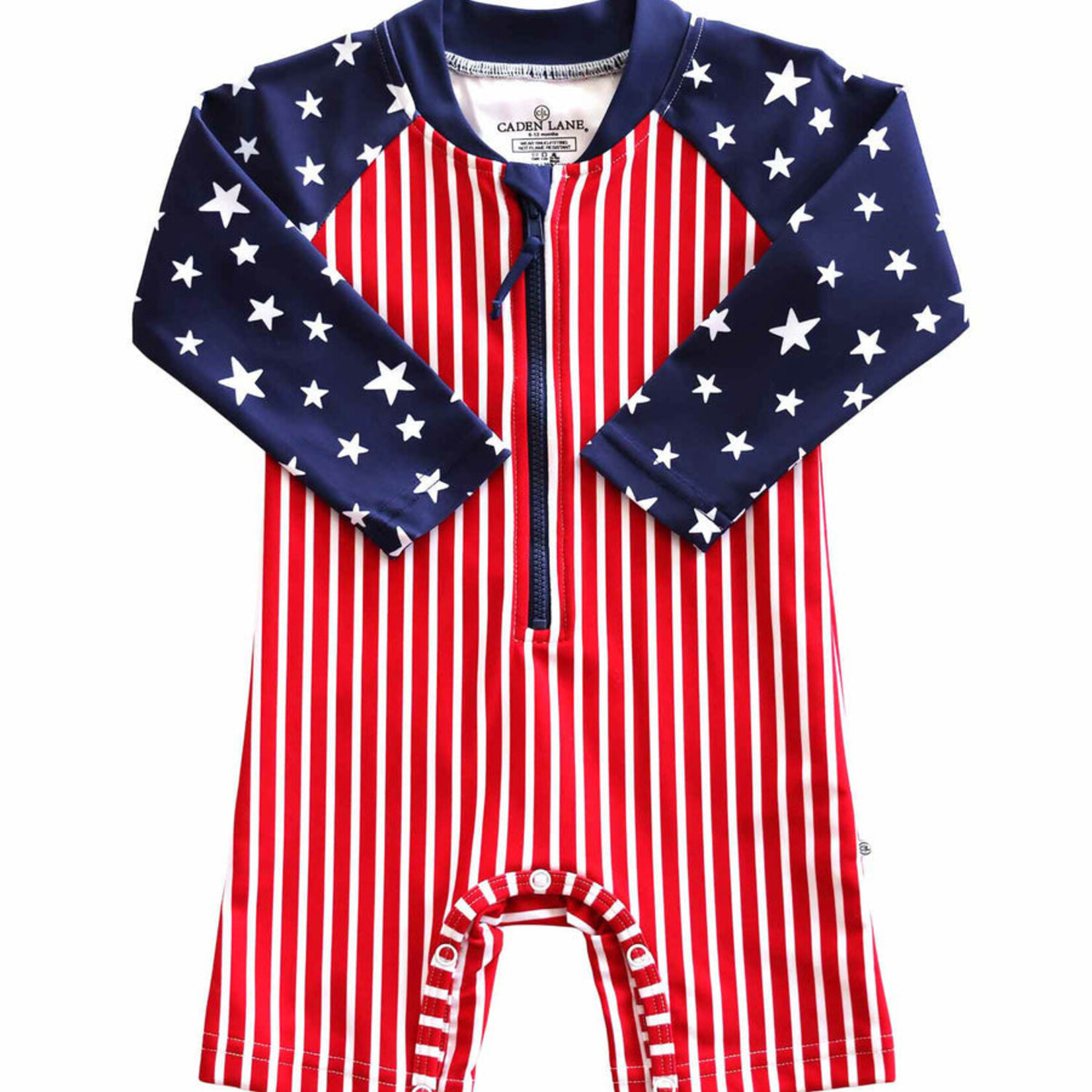 Caden Lane Boys Stars & Stripes Rash Guard Swim