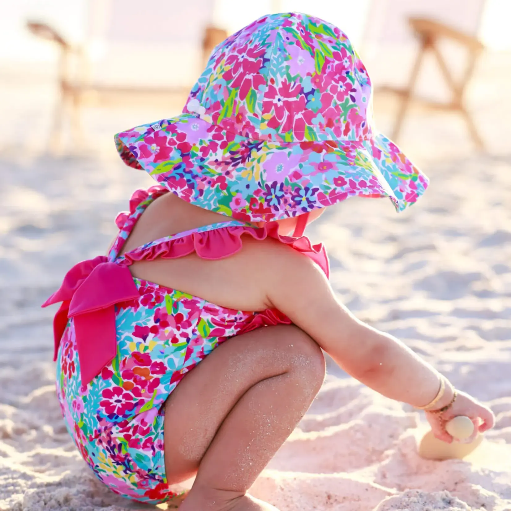 Caden Lane Petal Splash Swim Hat