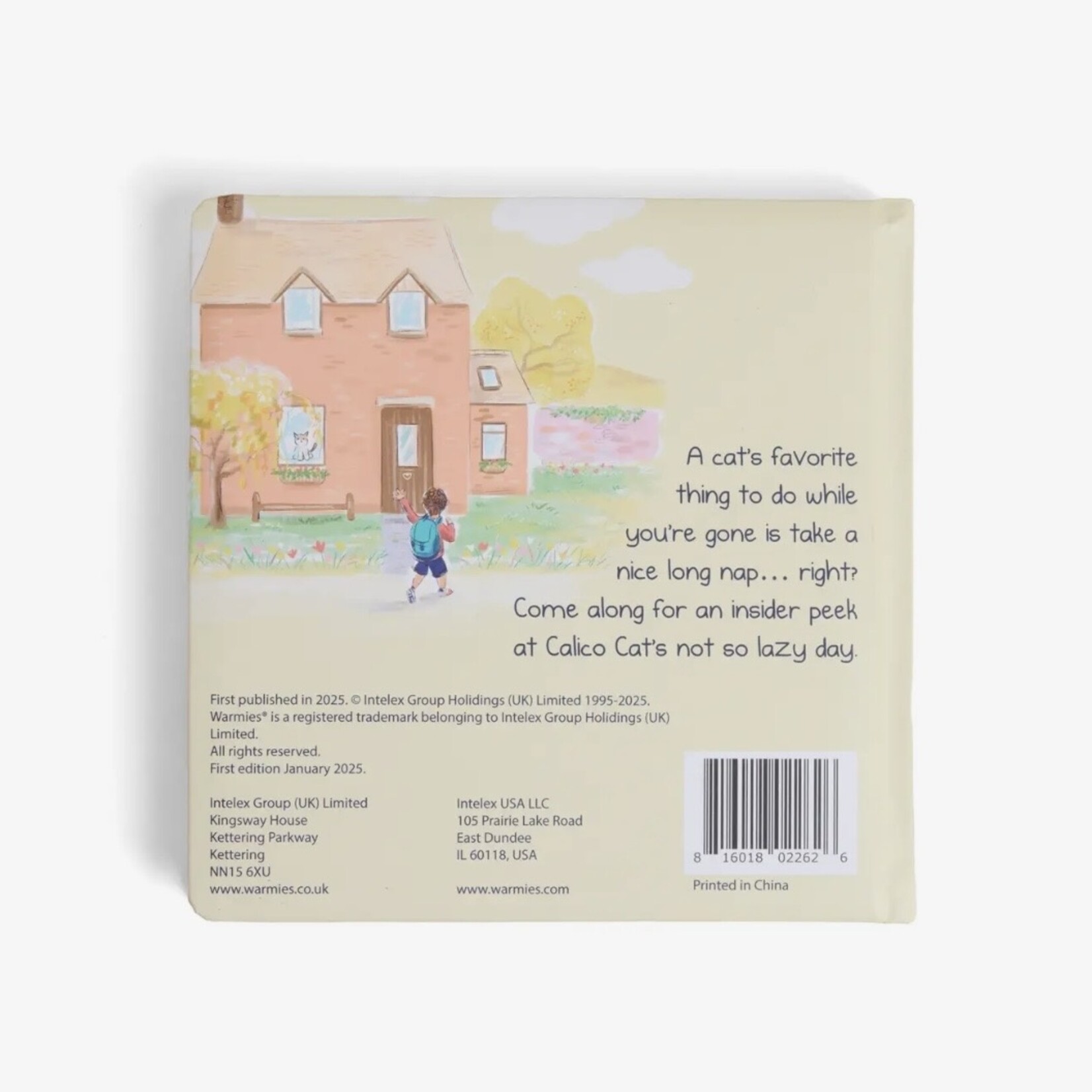 Warmies Calico Cat Board Book