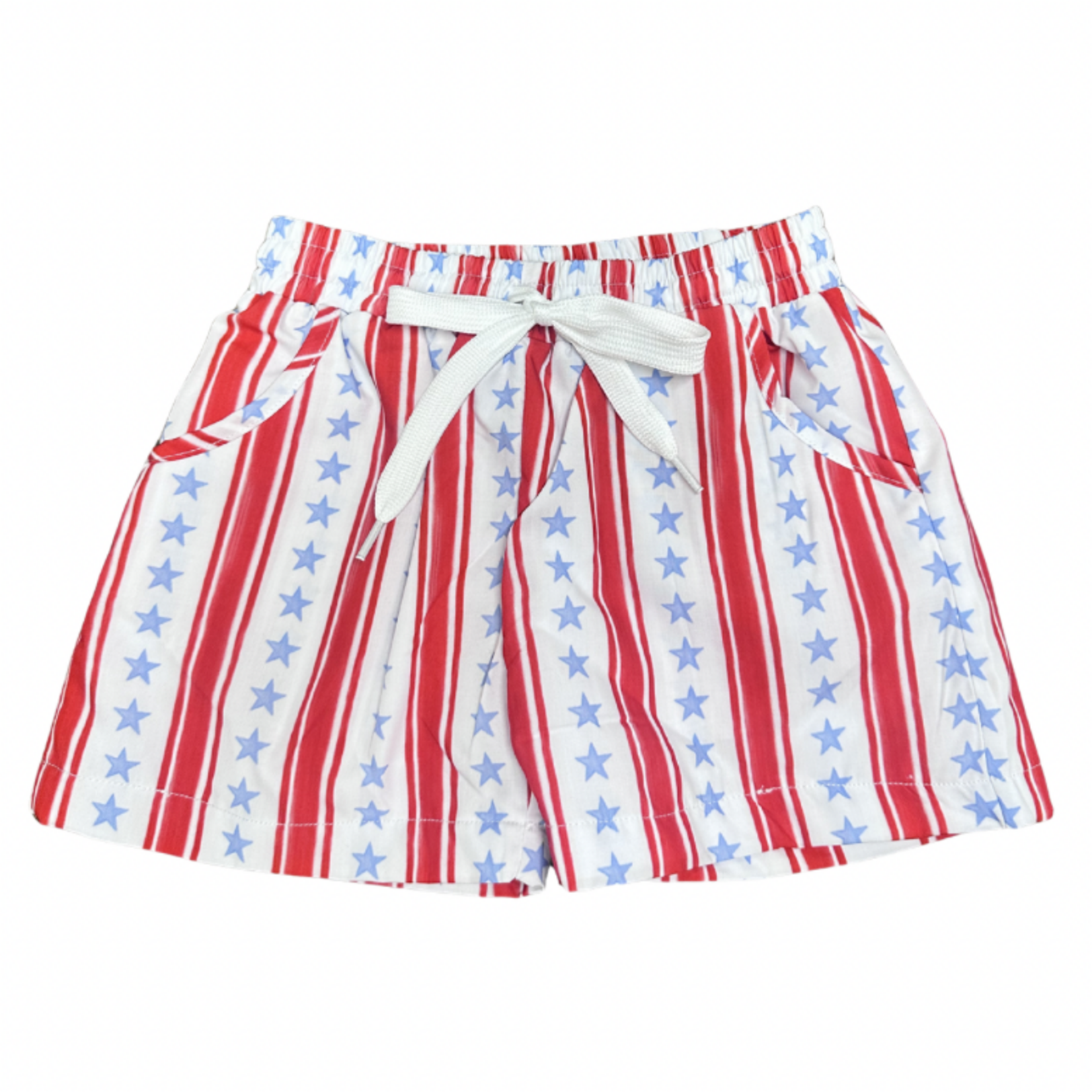Hamner Hill Boys Stars & Stripes Swim Trunks