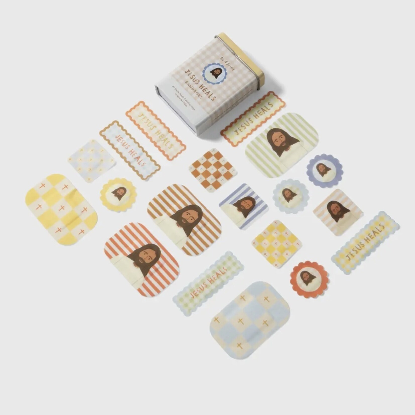 Jesus Heals Scalloped Bandages