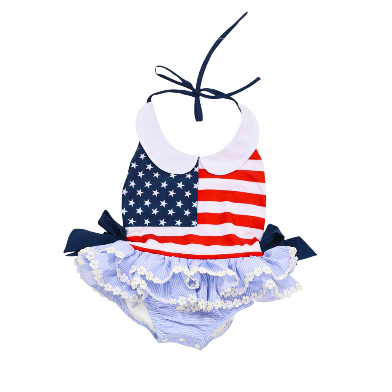 Be Girl Clothing Patriotic Rosie Romper