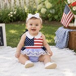 Be Girl Clothing Patriotic Rosie Romper