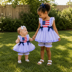 Be Girl Clothing Patriotic Sammy Bloomer Set