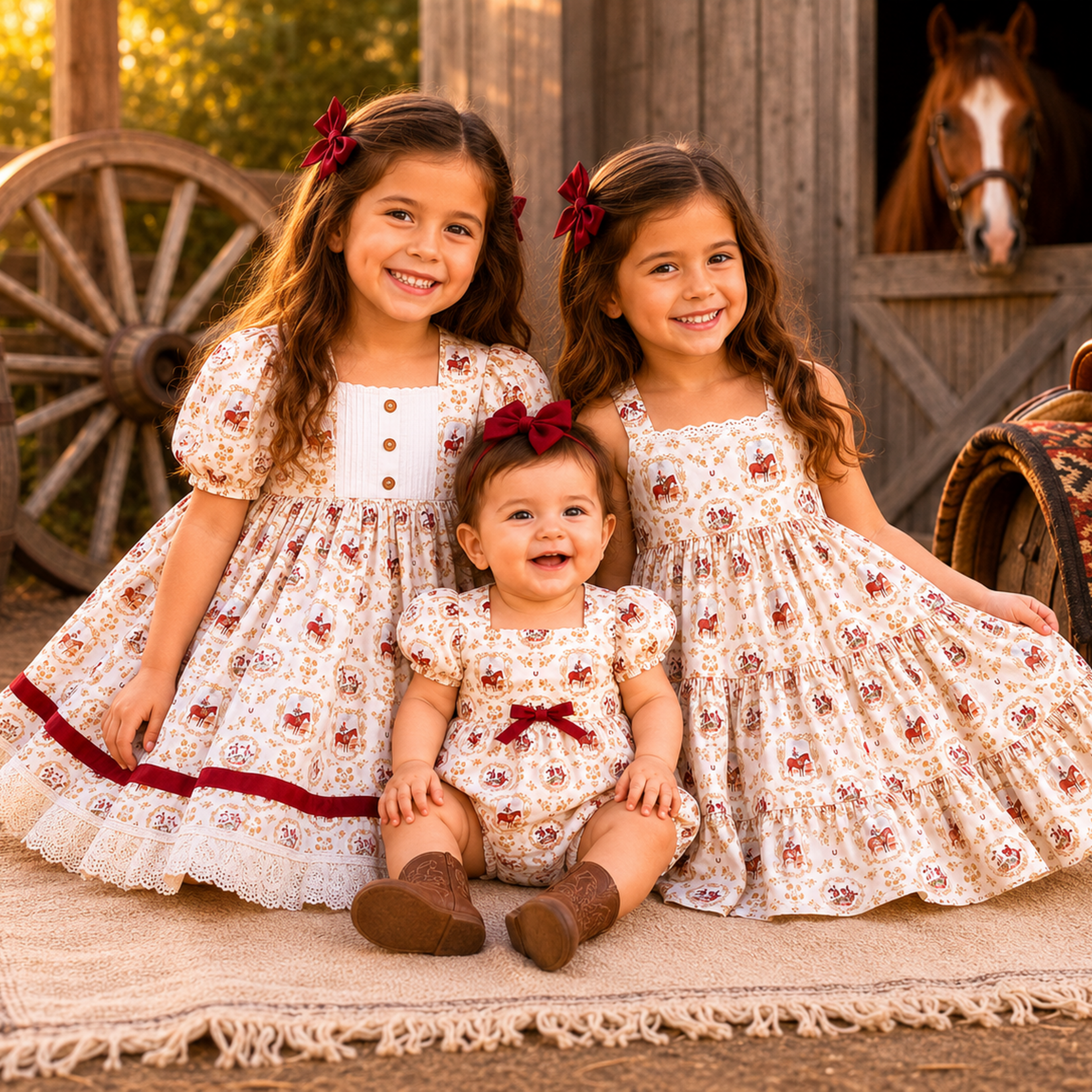 Be Girl Clothing Prairie Garden Twirler Dress