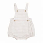 Be Girl Clothing Neutral Stripe Overhaul Romper