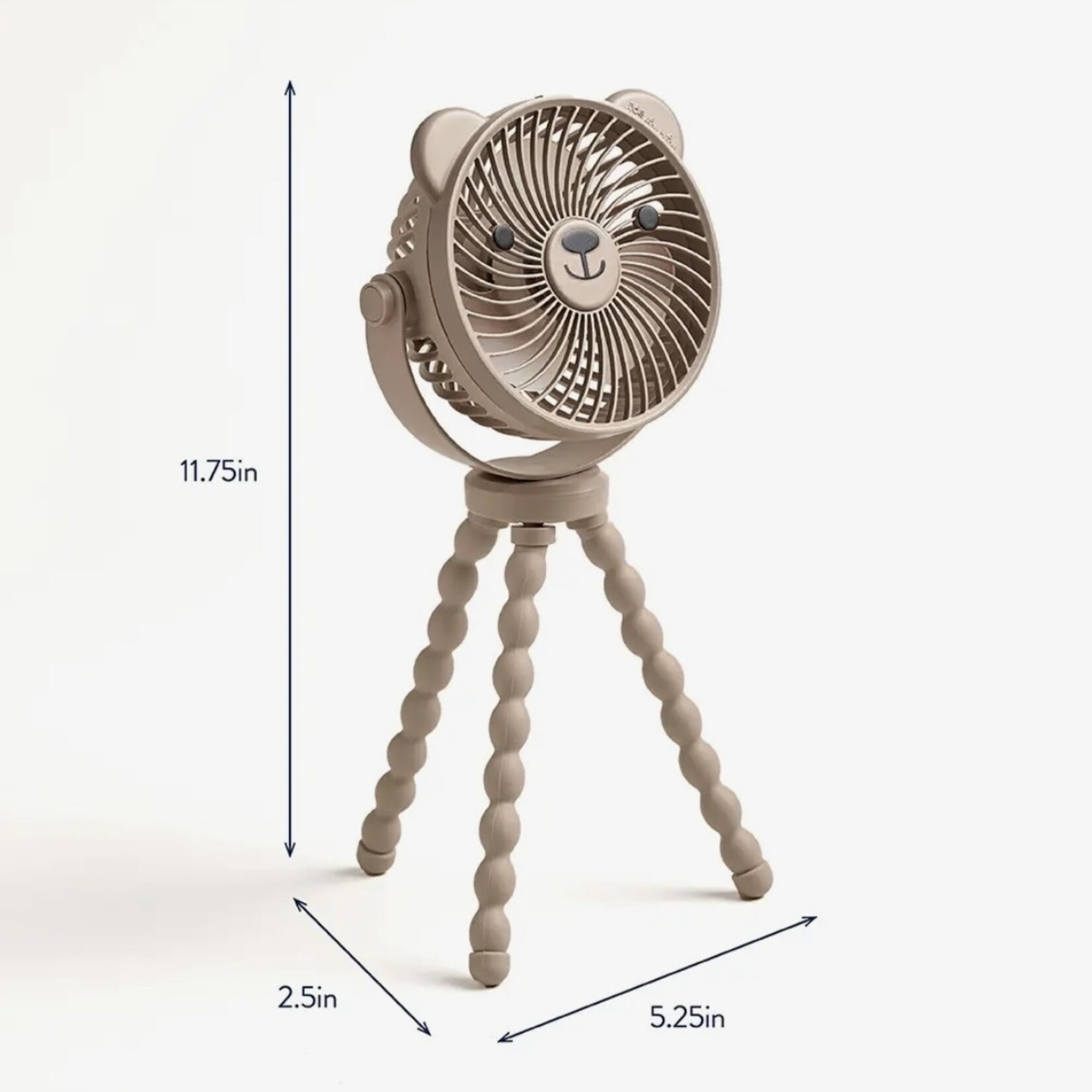 Itzy Ritzy Itzy Breeze Stroller Fan - Taupe