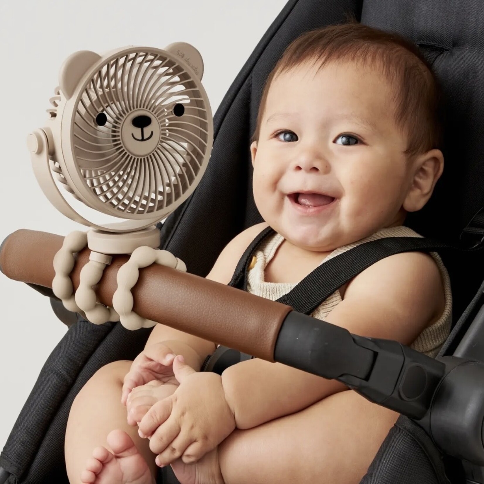 Itzy Ritzy Itzy Breeze Stroller Fan - Taupe