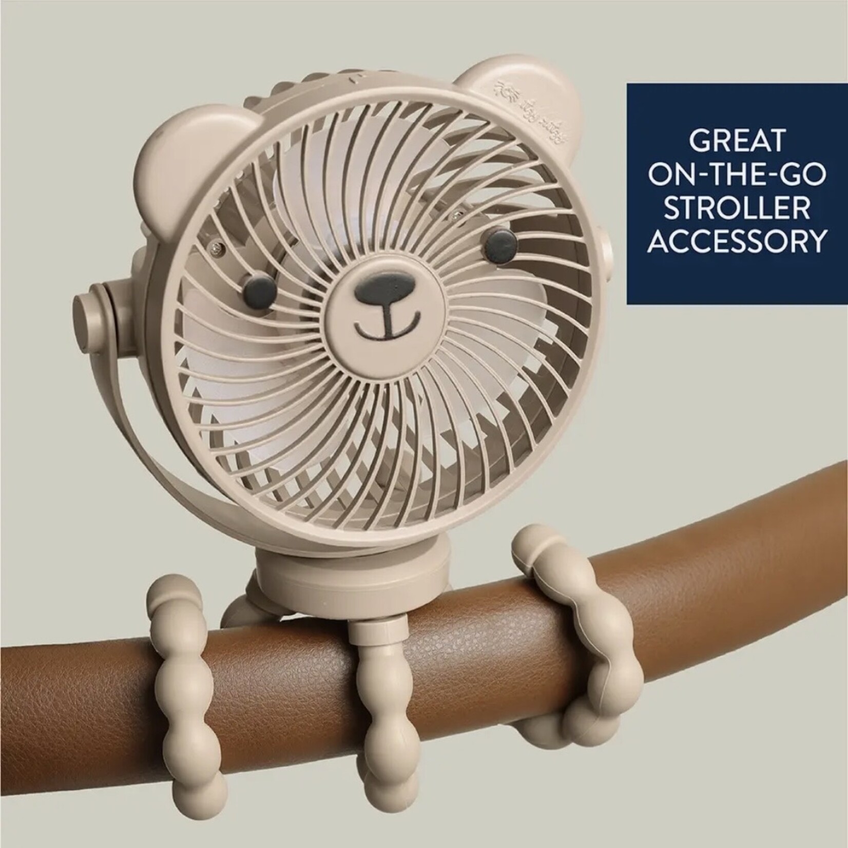 Itzy Ritzy Itzy Breeze Stroller Fan - Taupe
