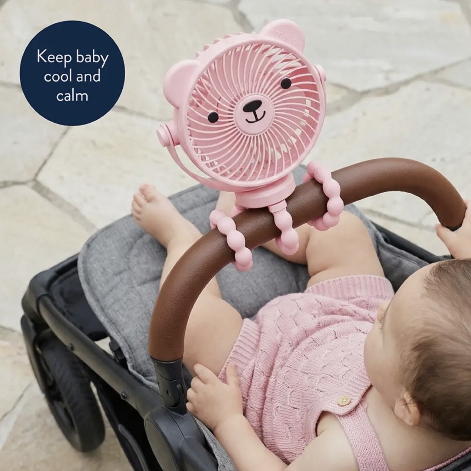Itzy Ritzy Itzy Breeze Stroller Fan - Pink