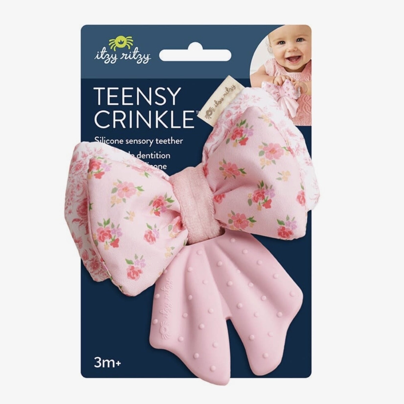 Itzy Ritzy Bow Teensy Crinkle Teether
