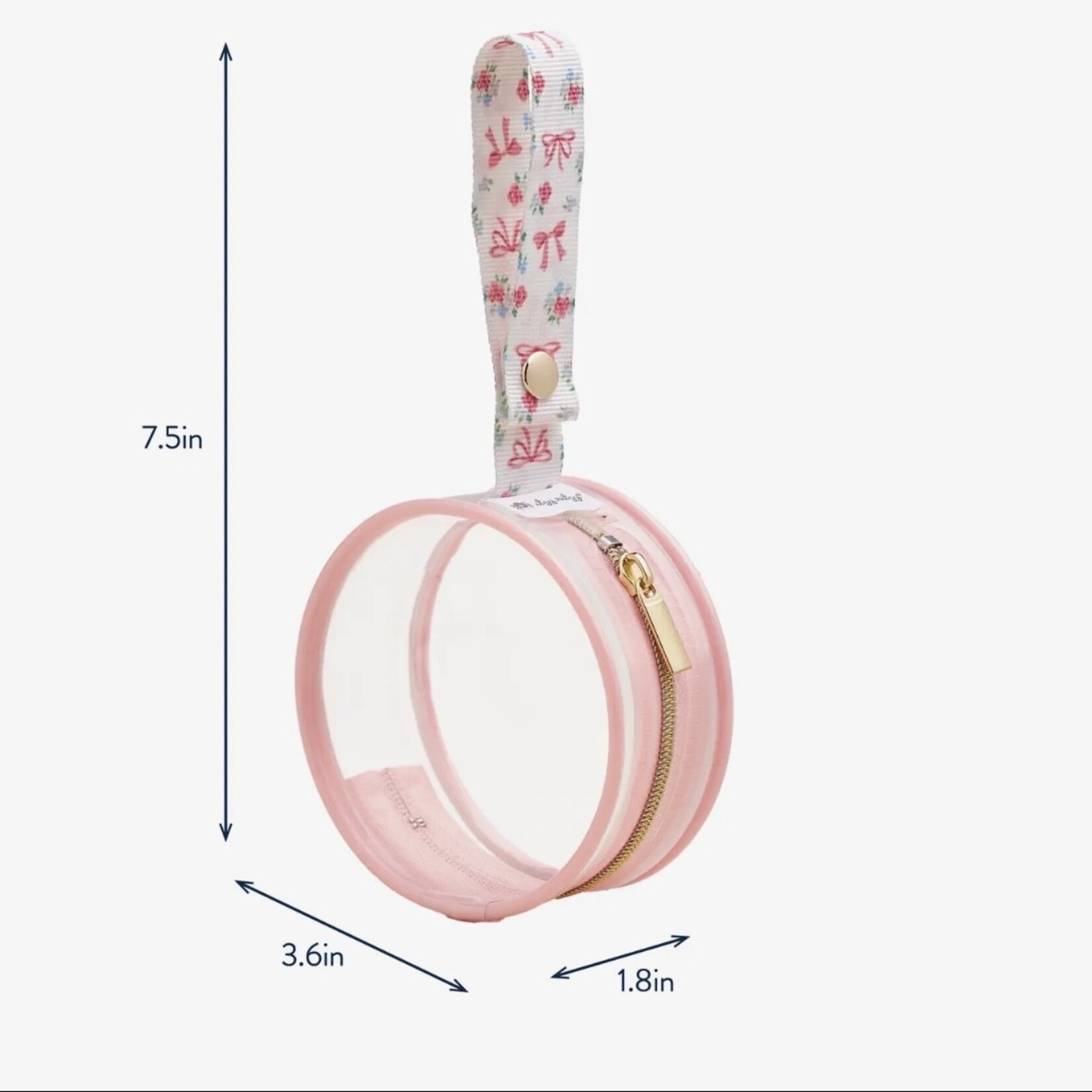 Itzy Ritzy Ribbons + Roses Paci Case