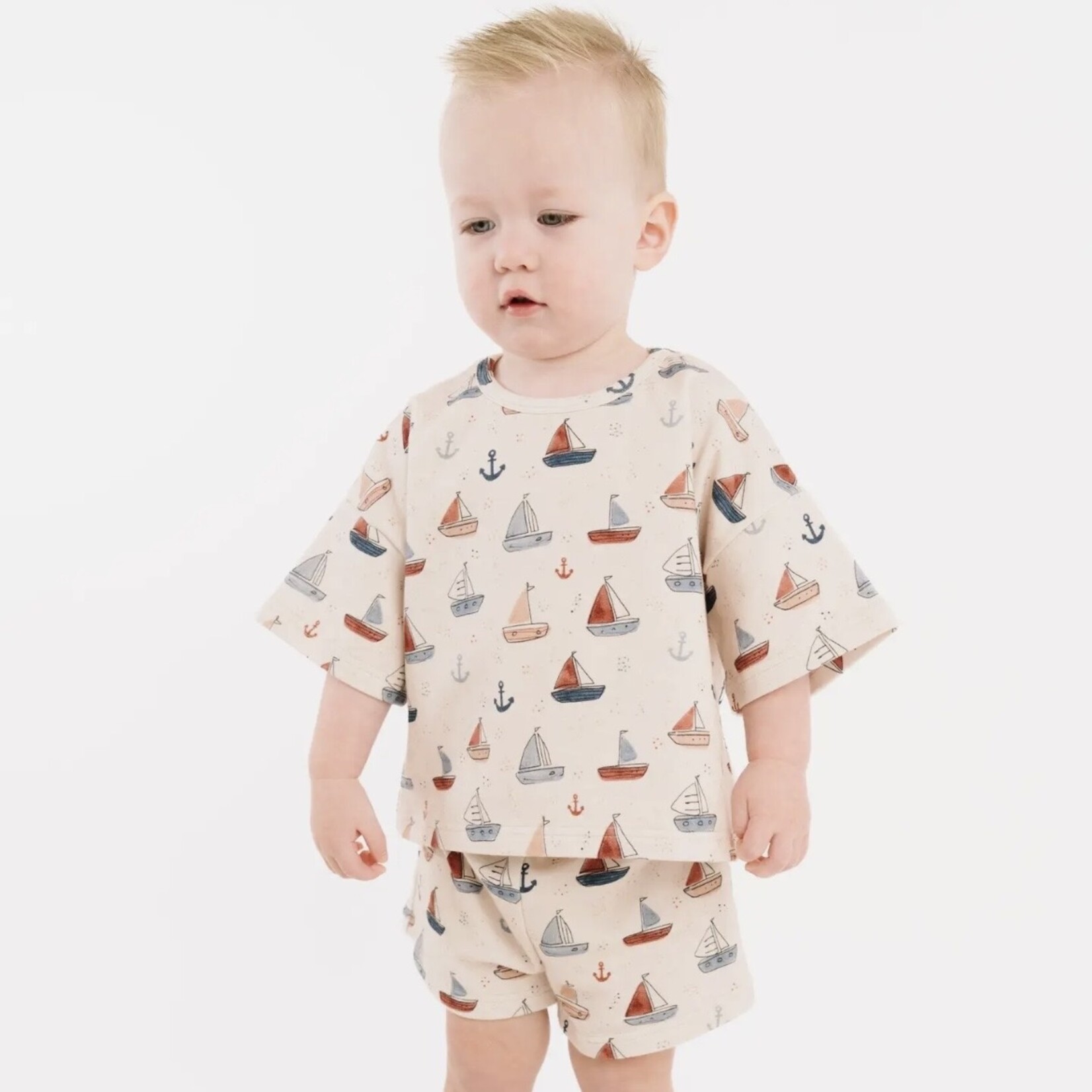 Little One Shop Nautical Sails Slouchy Set