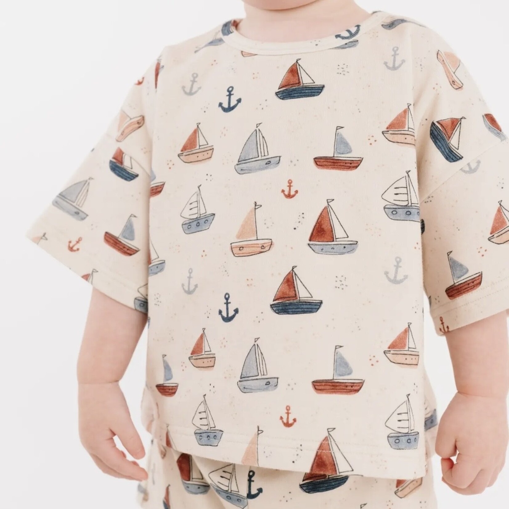 Little One Shop Nautical Sails Slouchy Set