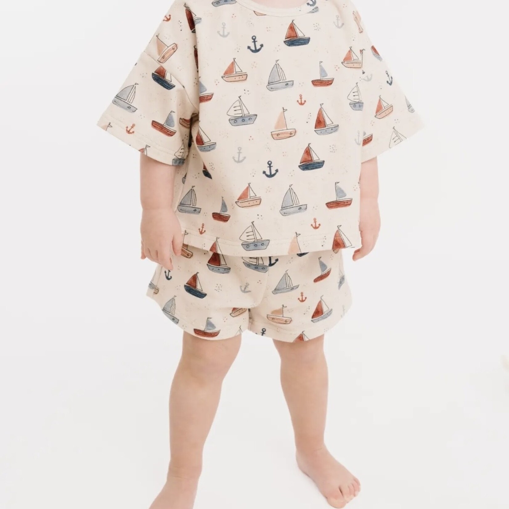 Little One Shop Nautical Sails Slouchy Set