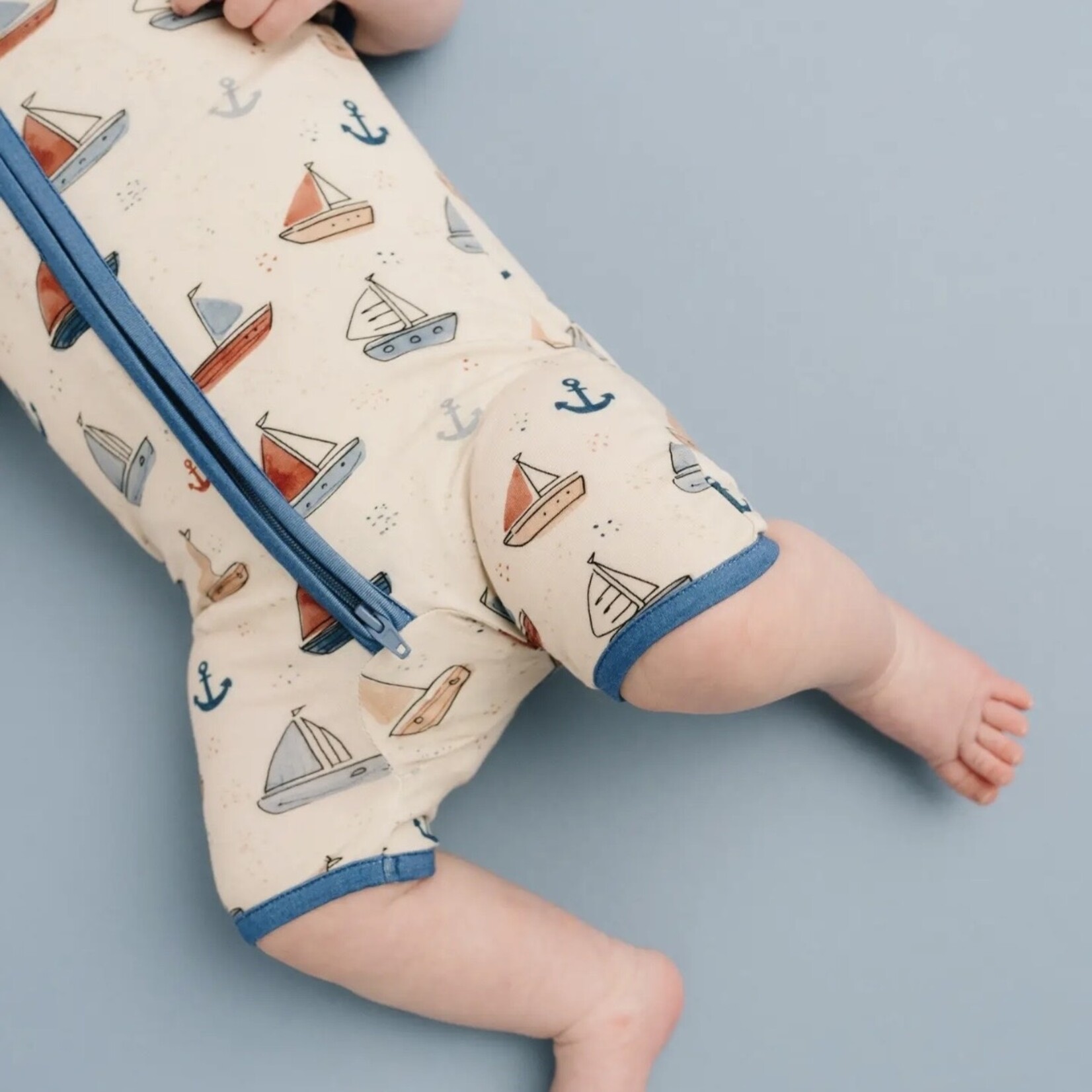 Little One Shop Nautical Sails Short Romper