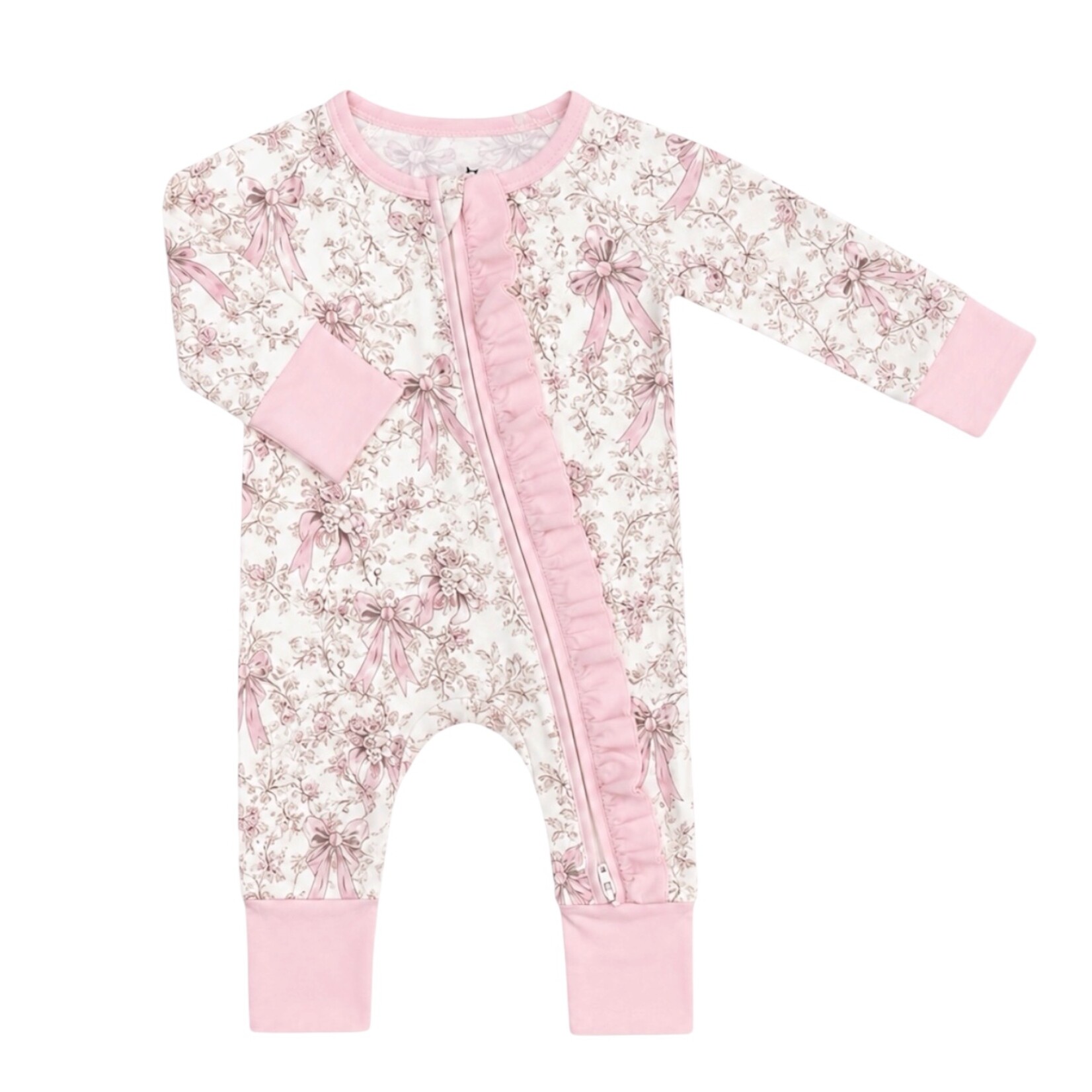 Twinkling Star Blooming Bow Ruffle Zippy