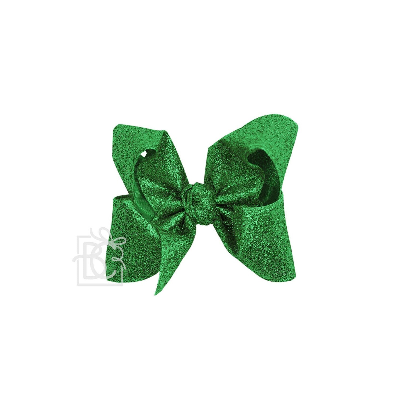 5.5" Emerald Glitter Bow