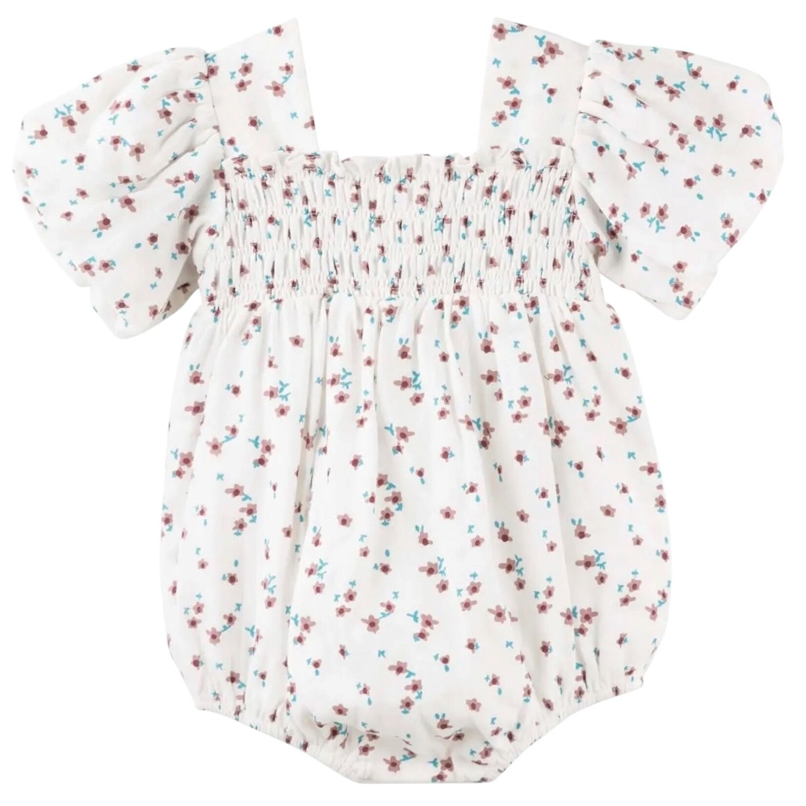 Evie Puff Sleeve Romper