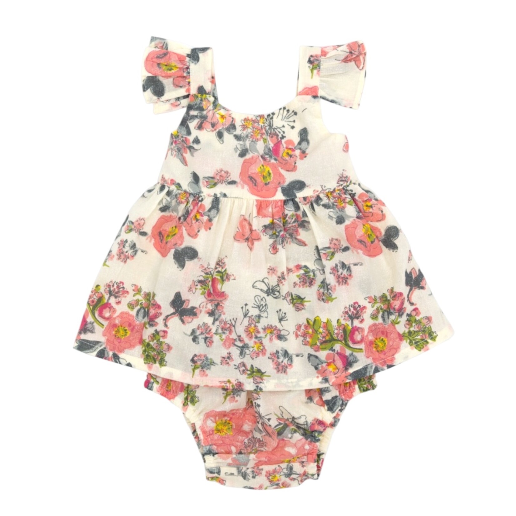 Yo Baby Butterfly Floral Baby Set