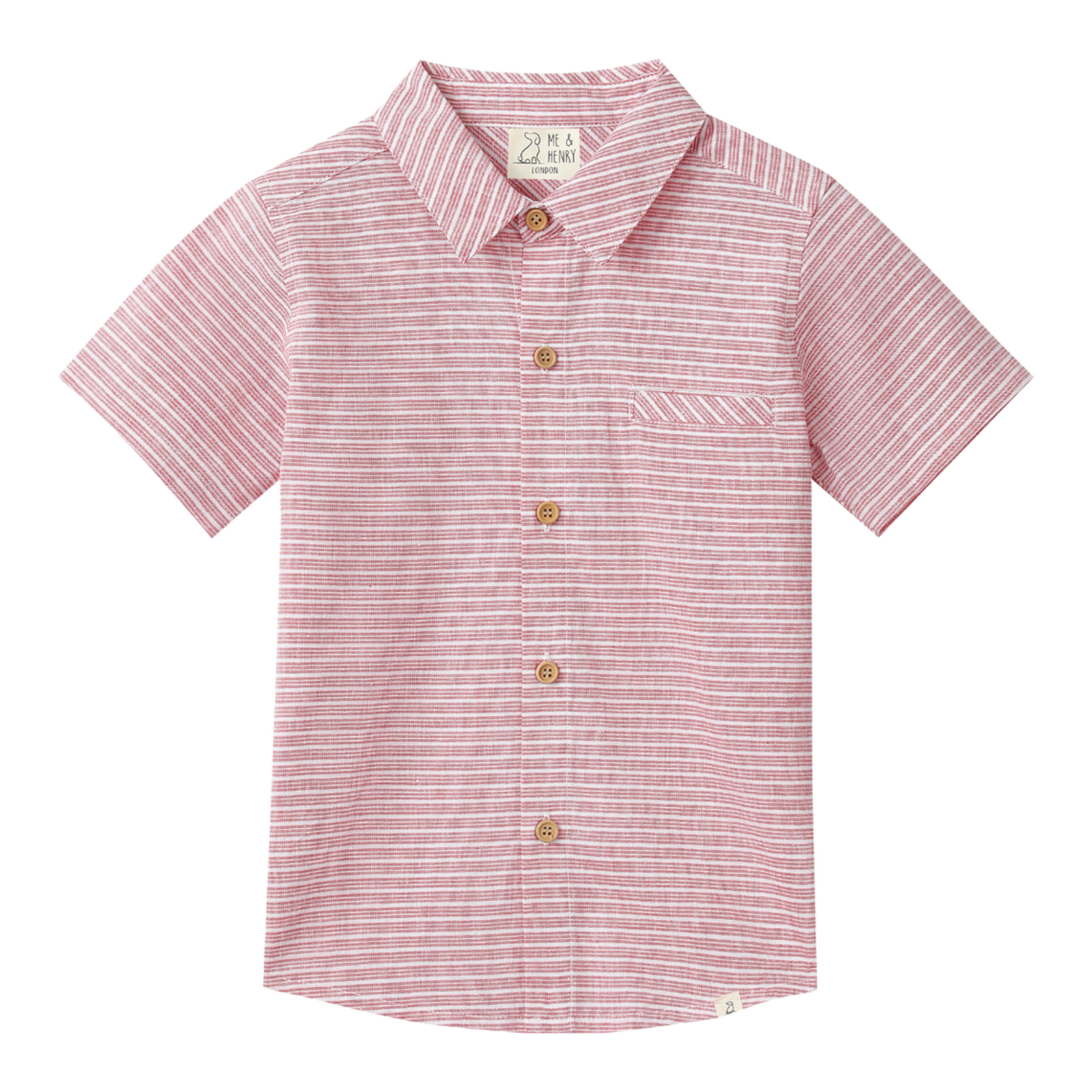 Me & Henry Red Stripe Newport Shirt