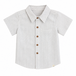 Me & Henry Grey Double Stripe Newport Shirt