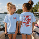 Loves Jesus & America Tee