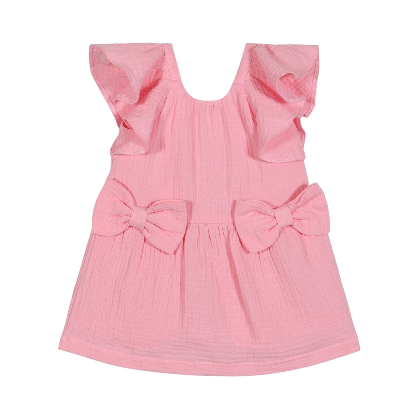 Ettie + H Pink Poppy Gauze Dress
