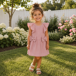 Ettie + H Mauve Poppy Gauze Dress
