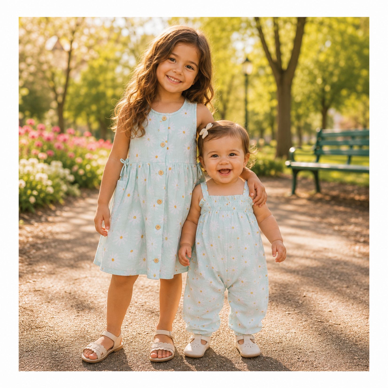 Ettie + H Daisies Gauze Dress