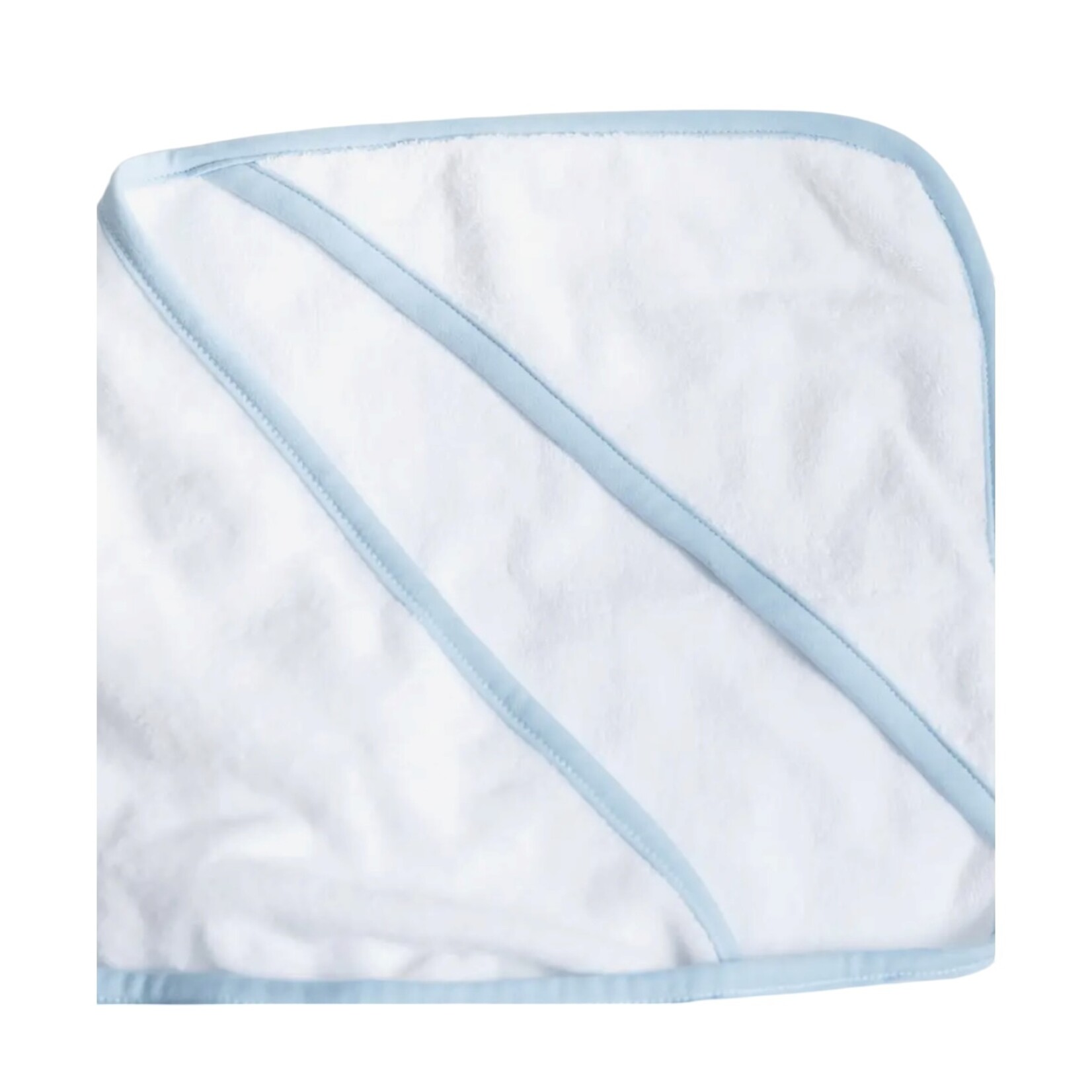 The Classic Baby Light Blue Hooded Terry Bath Towel