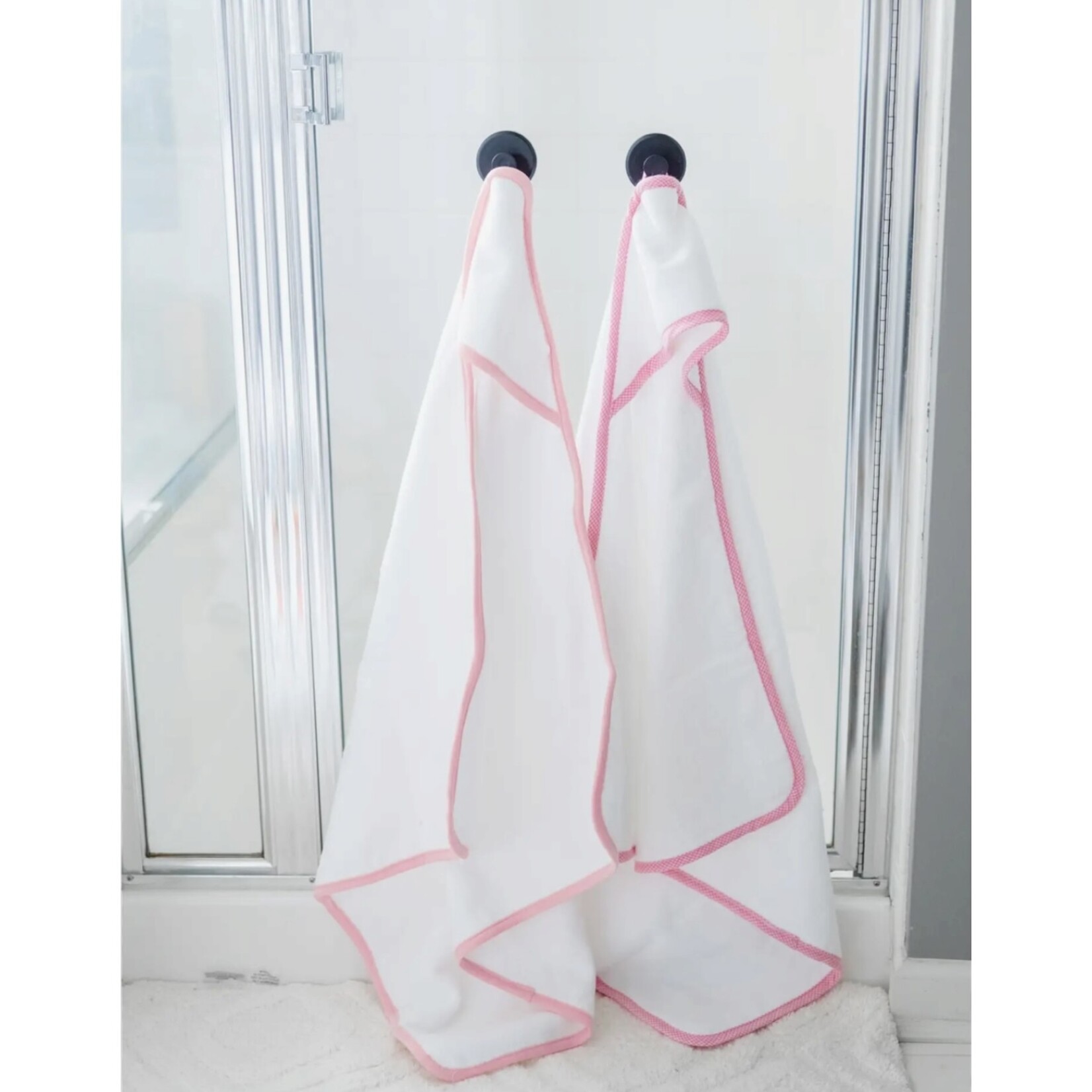 Light Pink Terry Hooded Bath Towel