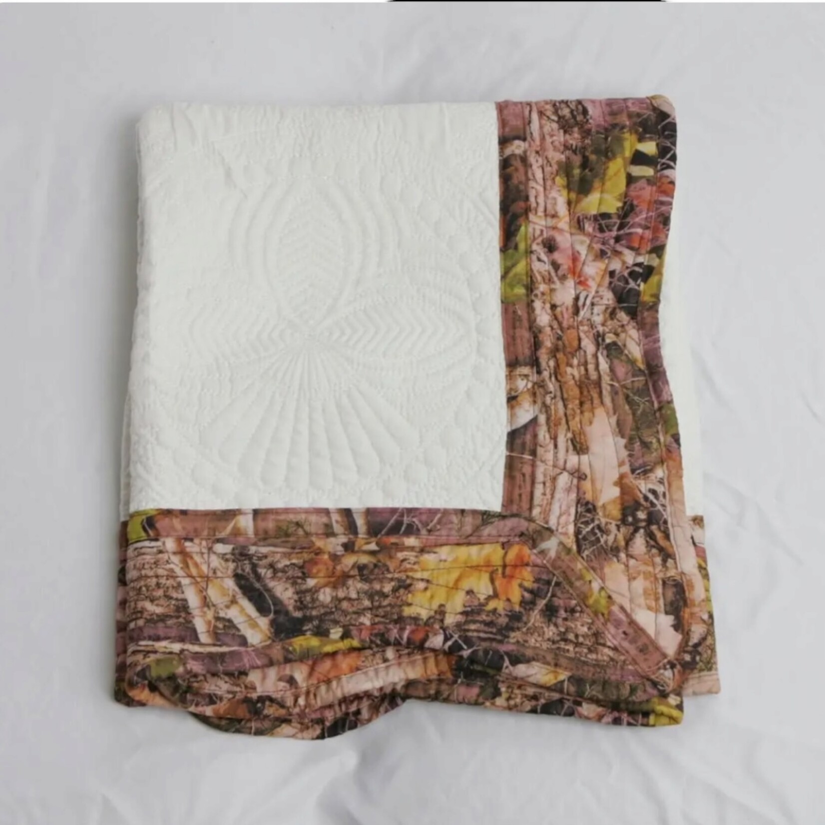Camouflage Trim Heirloom Quilt