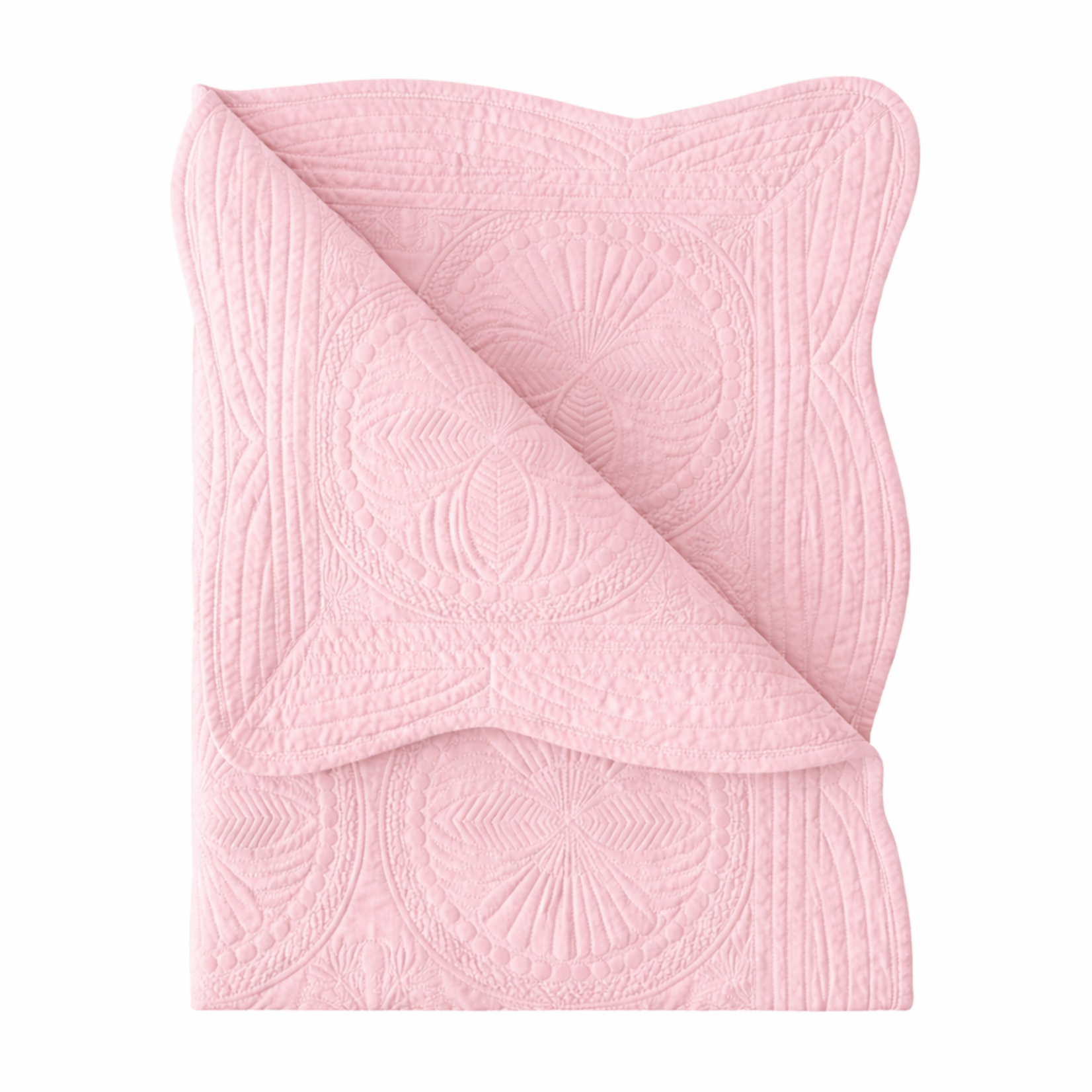 Baby Pink Heirloom Quilt