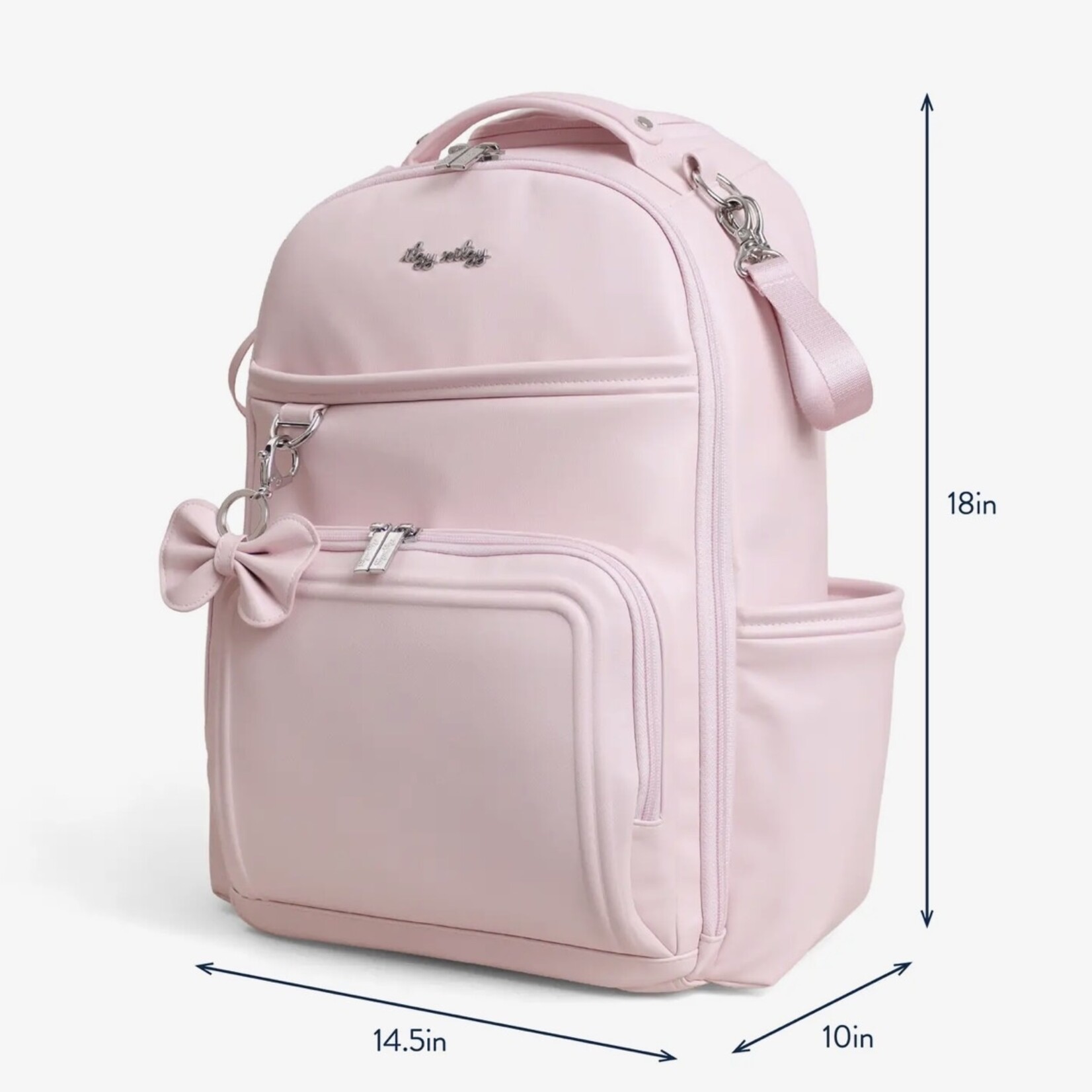 Itzy Ritzy Ribbons & Roses Boss Plus Diaper Bag Backpack