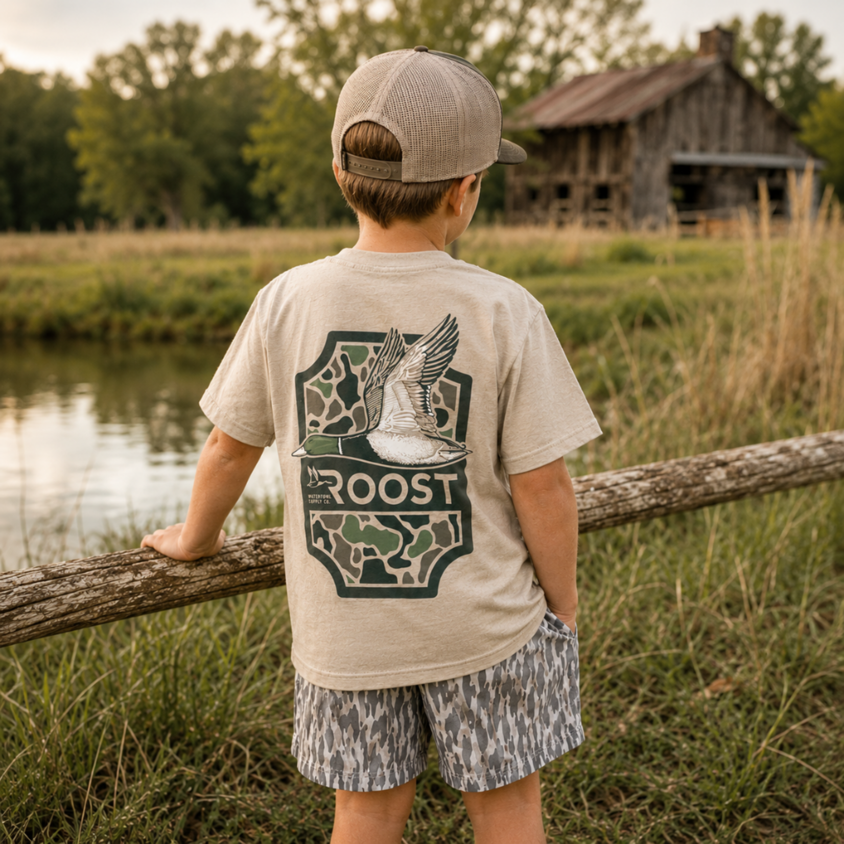Meripex Retro Bayou Camo Shorts