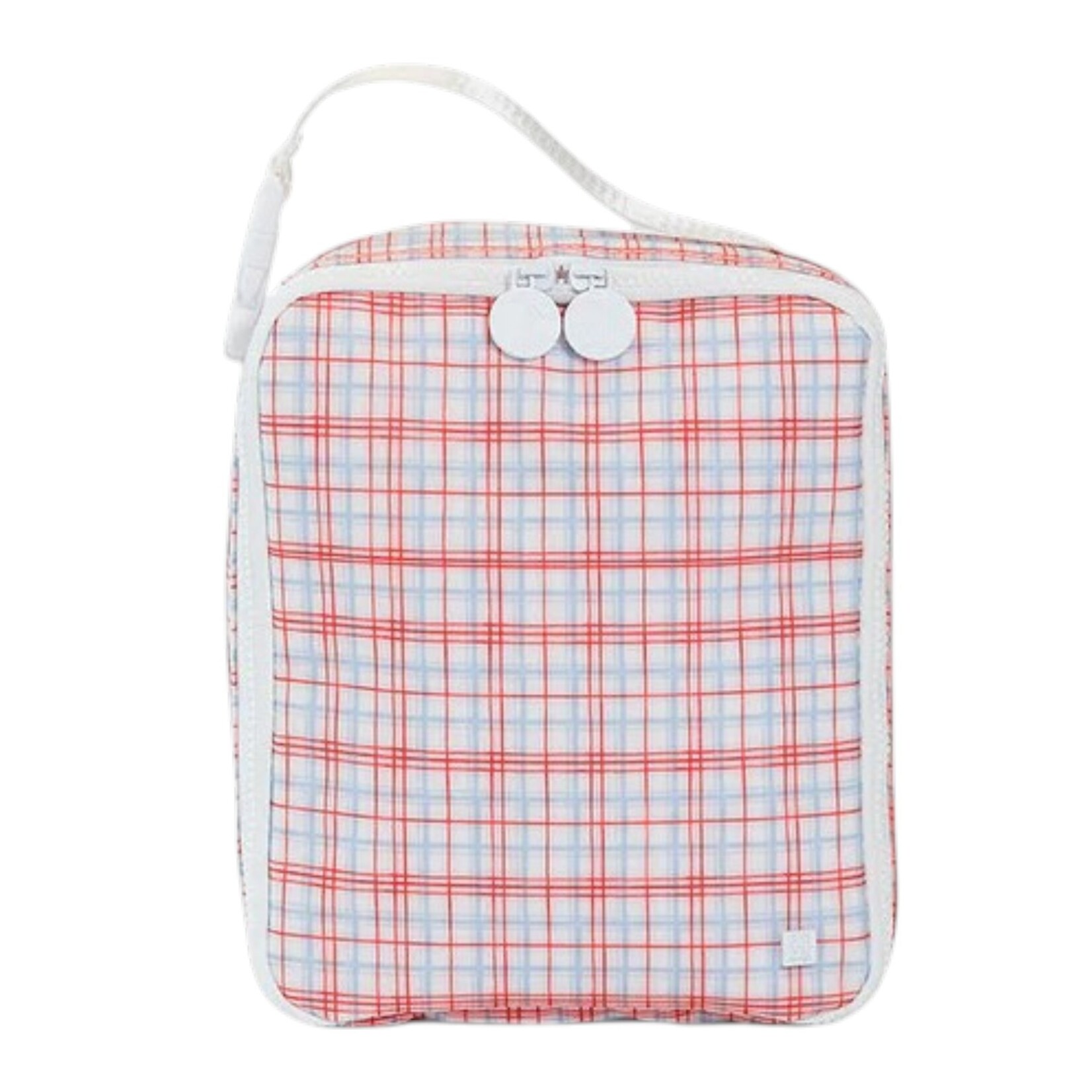 TRVL DESIGN Classic Plaid Red Lunch Bag